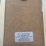 Rare Gilbert Valentin ceramic plaque