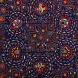 Hand knotted rug, vintage Turkish rug 245x303 cm