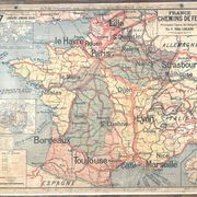 Old Vidal-Lablache map 7, Mézières, T41, 1900 - France Trains