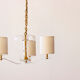 Suspension tropicale en plexiglass et laiton