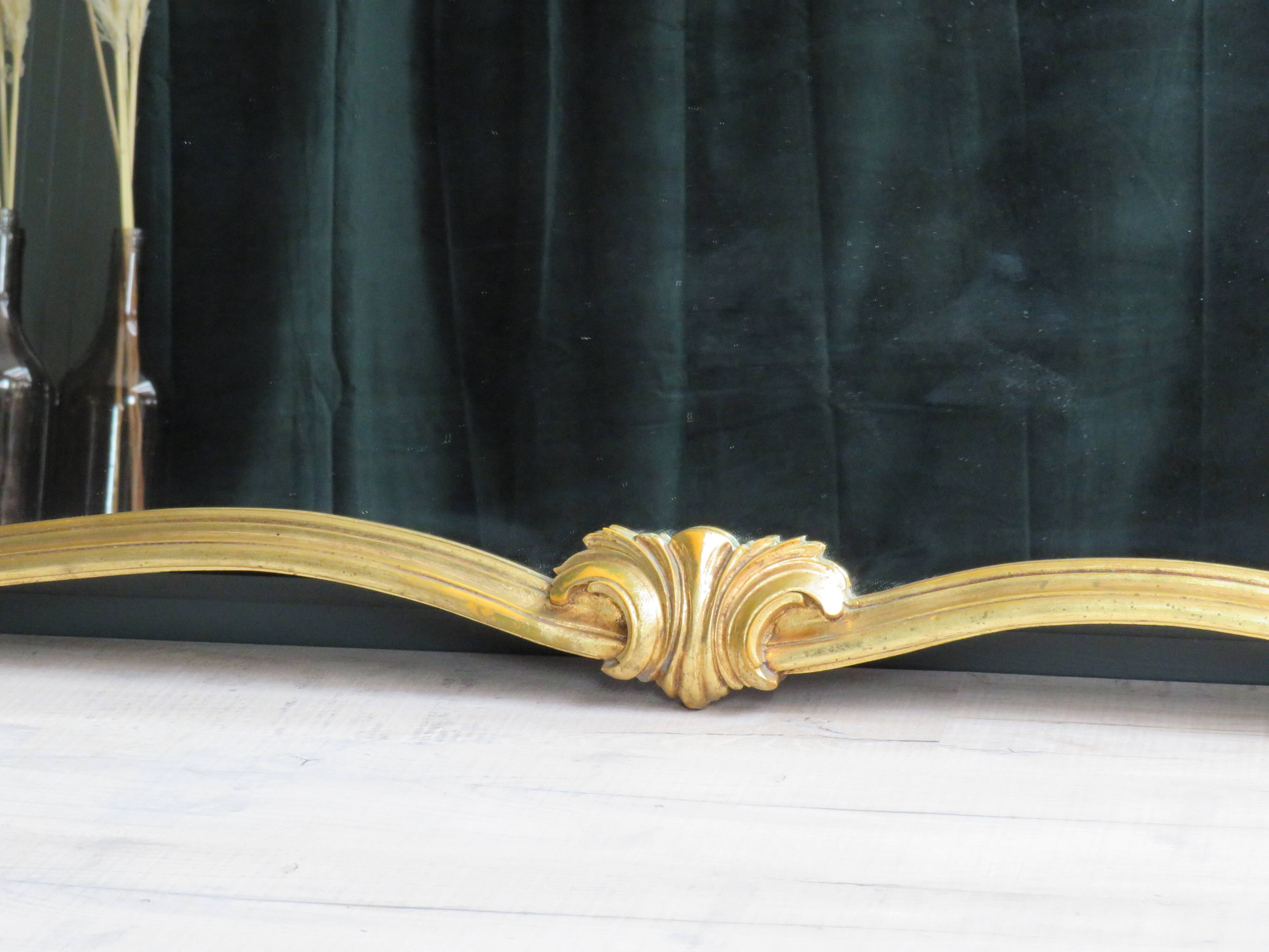 Old gilded Louis XV style mirror 145x82cm
