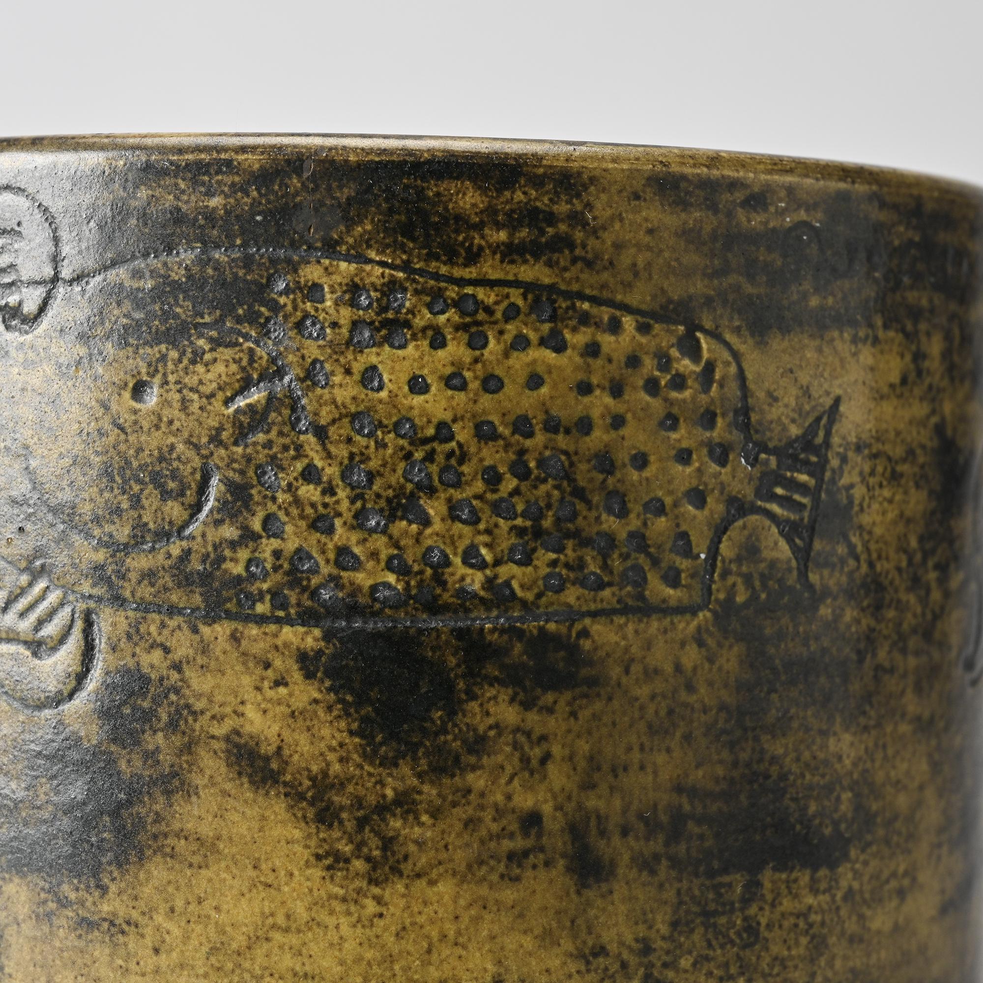 Fish and Mermaid Cache-Pot by Jacques Blin, circa 1960