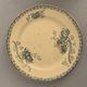 12 dessert plates and an art nouveau dish Royat de Sarreguemines