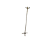 Bronze bamboo floor lamp, 19th century.
