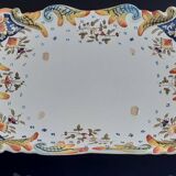 Géo Martel in Desvres / Asparagus dish / Signed GM and St Malo / Mention: A ma Vie