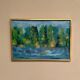 Original Oil On Canvas – “Landscape” By K. Osian – Signed – Vintage