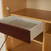 1960s two-piece secretary desk