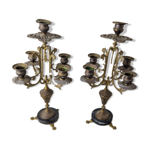 paire de chandeliers