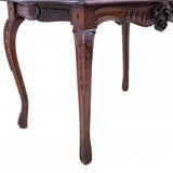 Table en noyer antique datant d'environ 1880, France. Après rénovation.