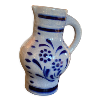 Blue pitcher