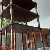 Antique music shelf unit