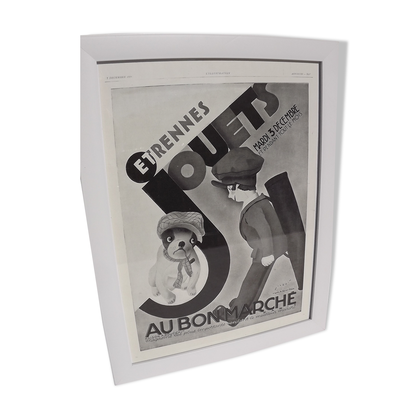 Affiche publiciatire "au bon marché " 1929 par wilquin