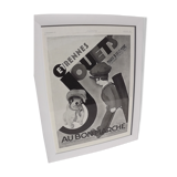 Affiche publiciatire "au bon marché " 1929 par wilquin