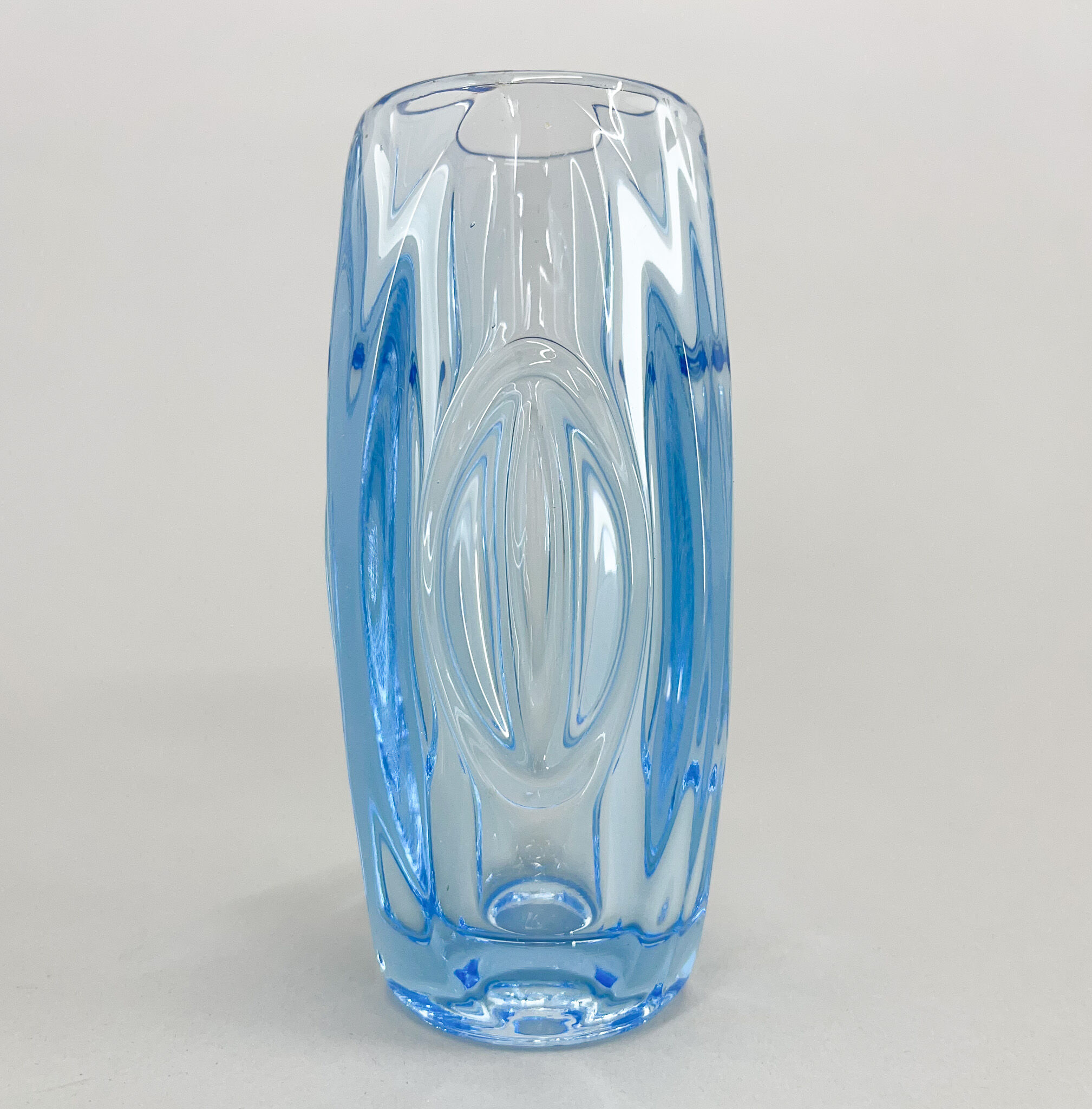 Glass Vase by Rudolf Shrotter for Sklo Union, 1950's