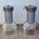 Paire de suspensions vintage de style industriel