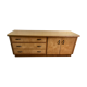 Cabinet low sideboard 1940-1960's in blond wood