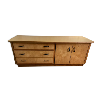 Enfilade 1940-1960’s en bois blond