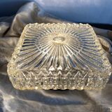 Vintage square glass ceiling light