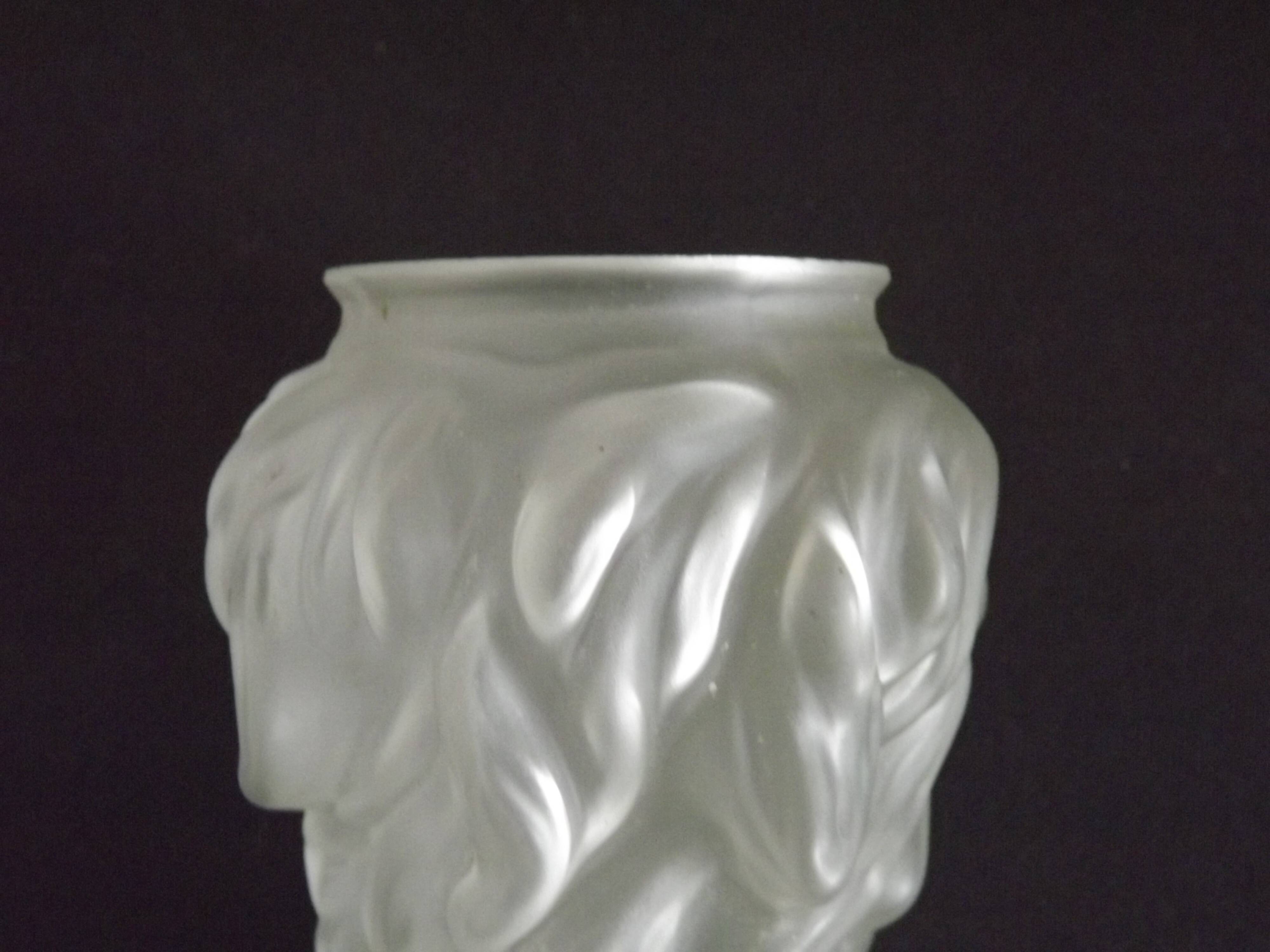French Art Deco Opaque Glass Flame Shade • Vintage Lamp Shade Replacement