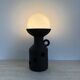 Large Doria Leuchten ceramic table lamp / floor lamp, 1970s