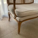 French vintage bank chair