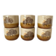 Vintage landscape espresso coffee cups
