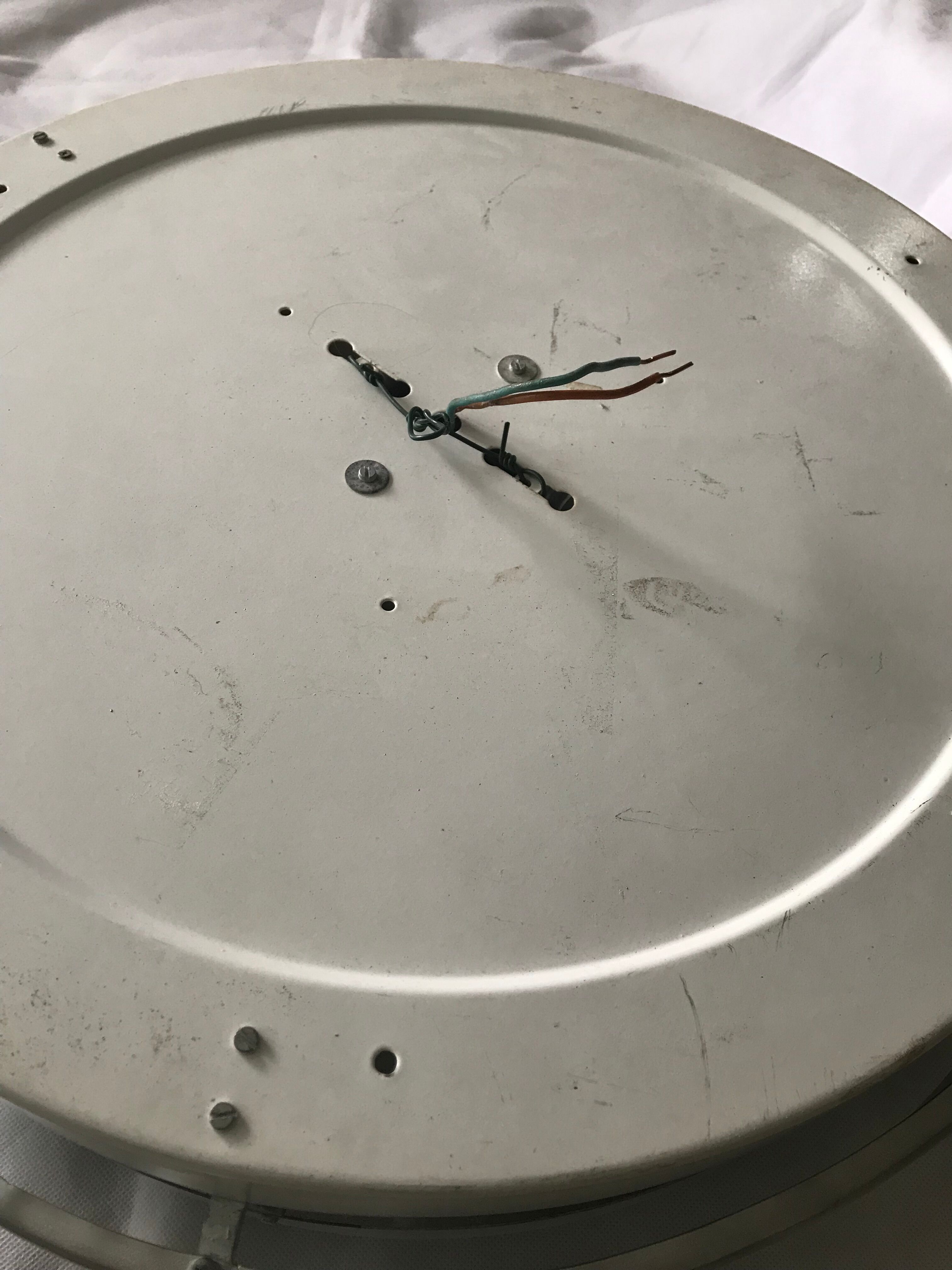 Round ceiling lamp white and grey Raak Holland