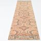 Brunt Orange Scandi Style Vintage Persian Runner Rug, 90x284 Cm