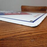 Enamelled plate wines of postillon