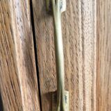 Art Deco style bedside table in solid oak, 1930s