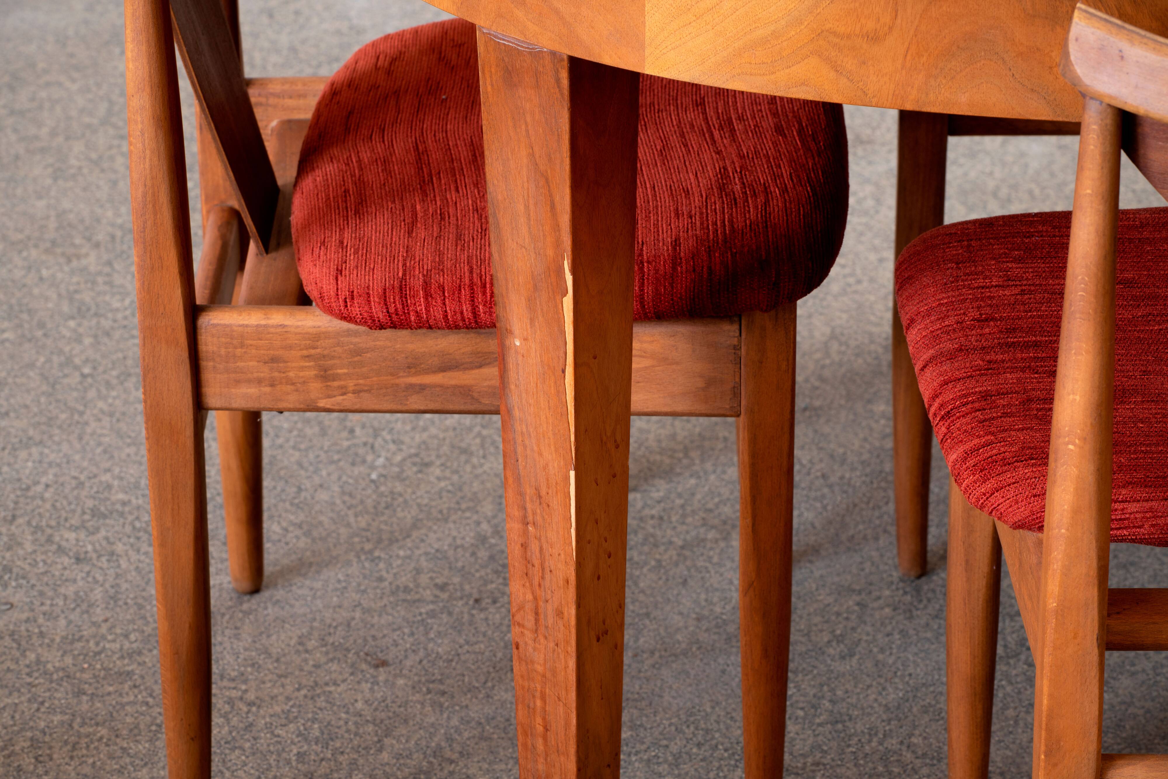 Scandinavian walnut table