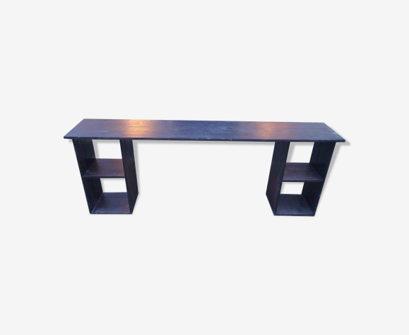 Console en bois massif moderniste