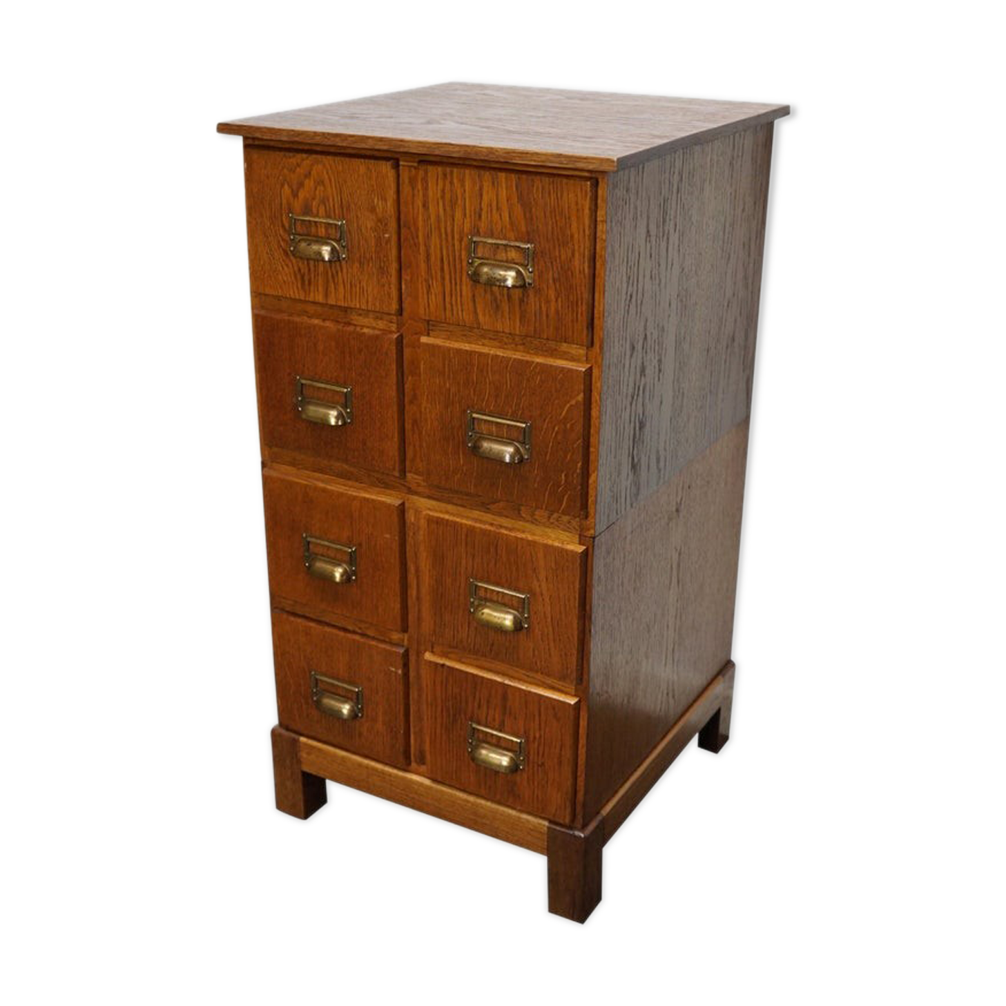 Vintage apothecary furniture in oak, Germany, 1940s