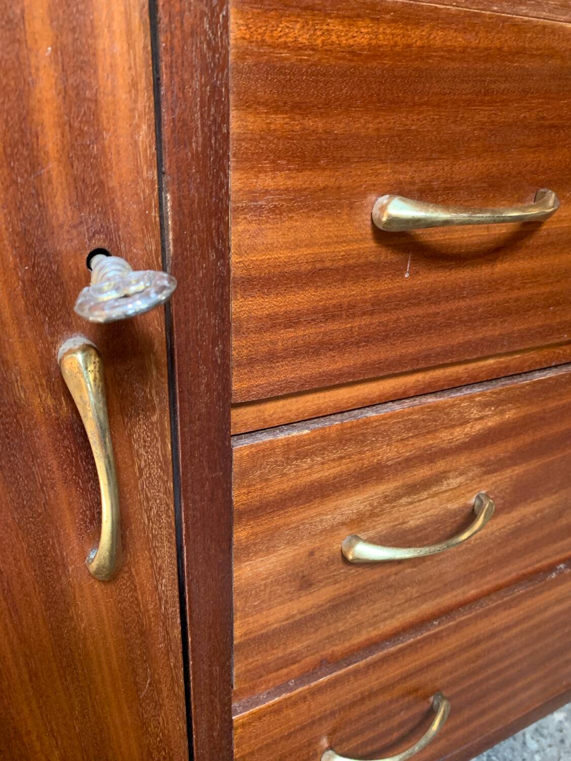 Vintage Scandinavian style chest of drawers