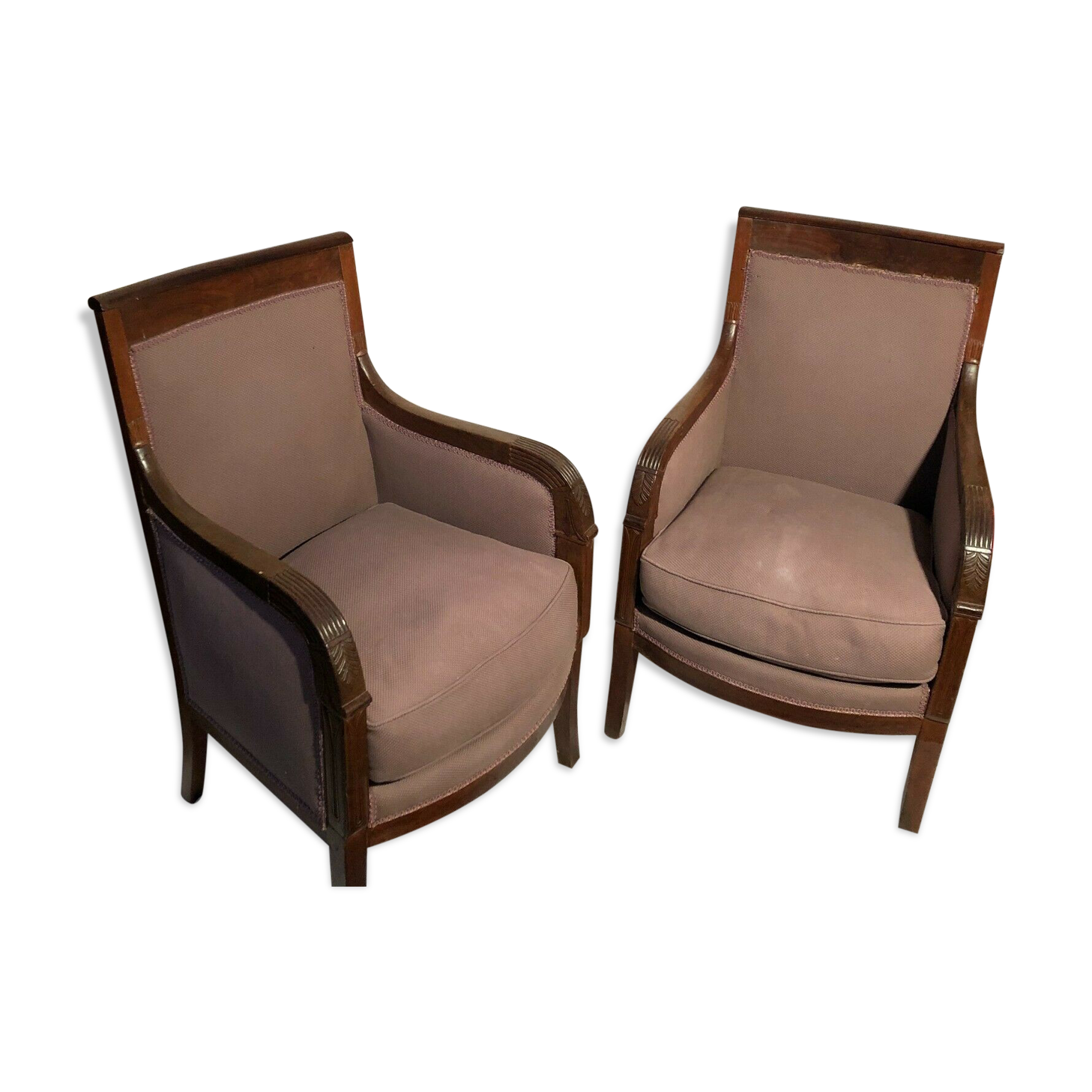 Paire de bergères époque Restauration