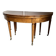 Large oval table from the early 19th century in walnut, 3.17m with extensions.