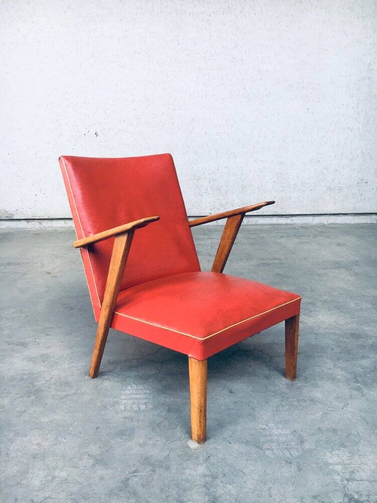 Set of Dutch Lounge Chairs, 1950s