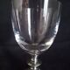 Lot de 4 verres en cristal fin sur pied en Etain du Manoir Paris France