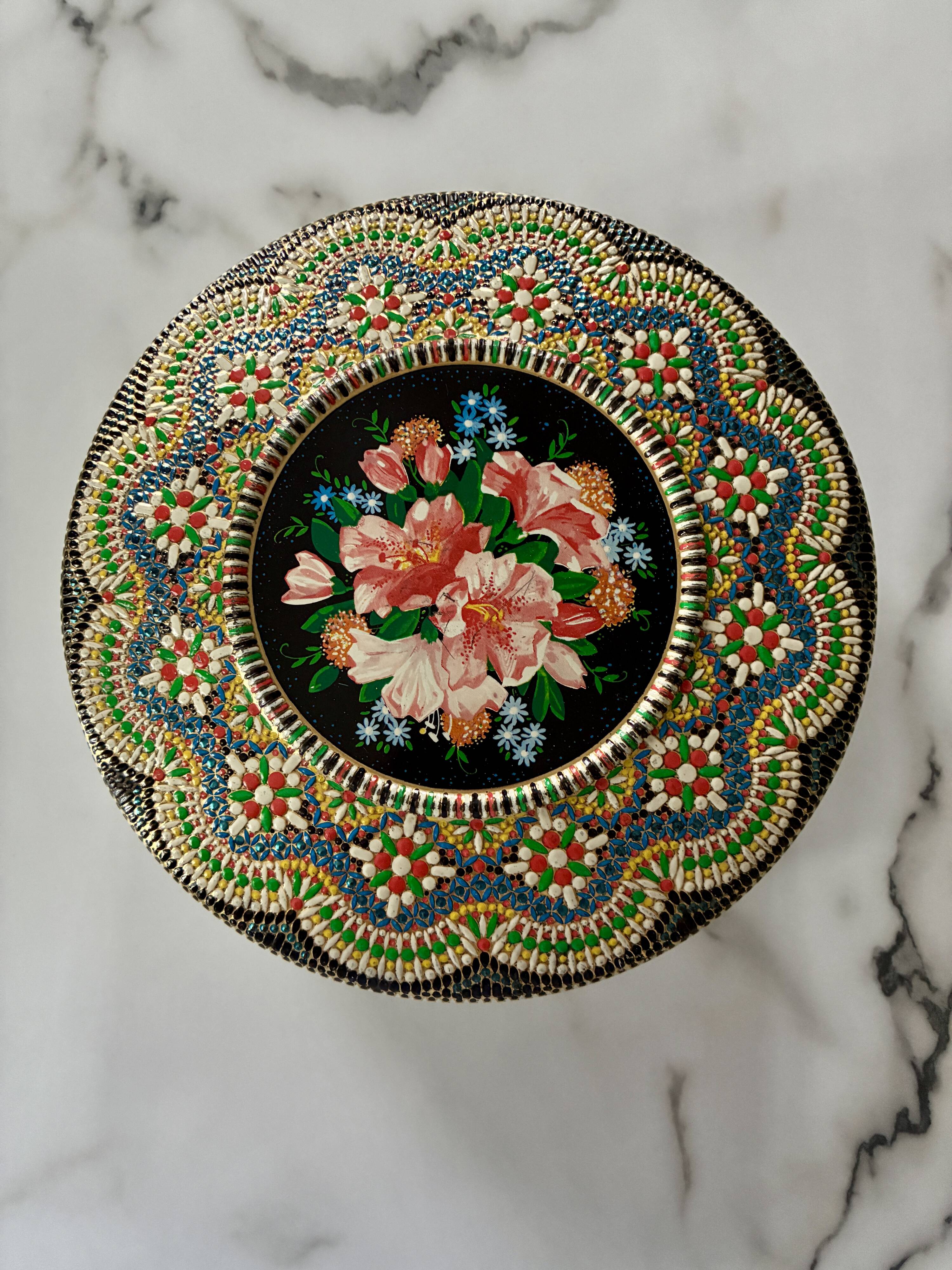 Metal box Holland mosaic style
