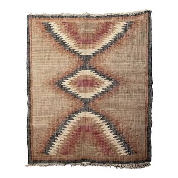 Tapis kilim tissé à la main en coton chanvre, fait main, traditionnel, 150 x 240 cm