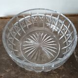 Large Saint Louis crystal salad bowl