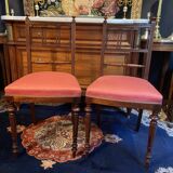 Paire de chaises en palissandre XIXe Napoléon III