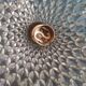 Vintage French hanging glass lamp