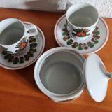 Service à café en porcelaine Hollóháza, Hongrie 1970