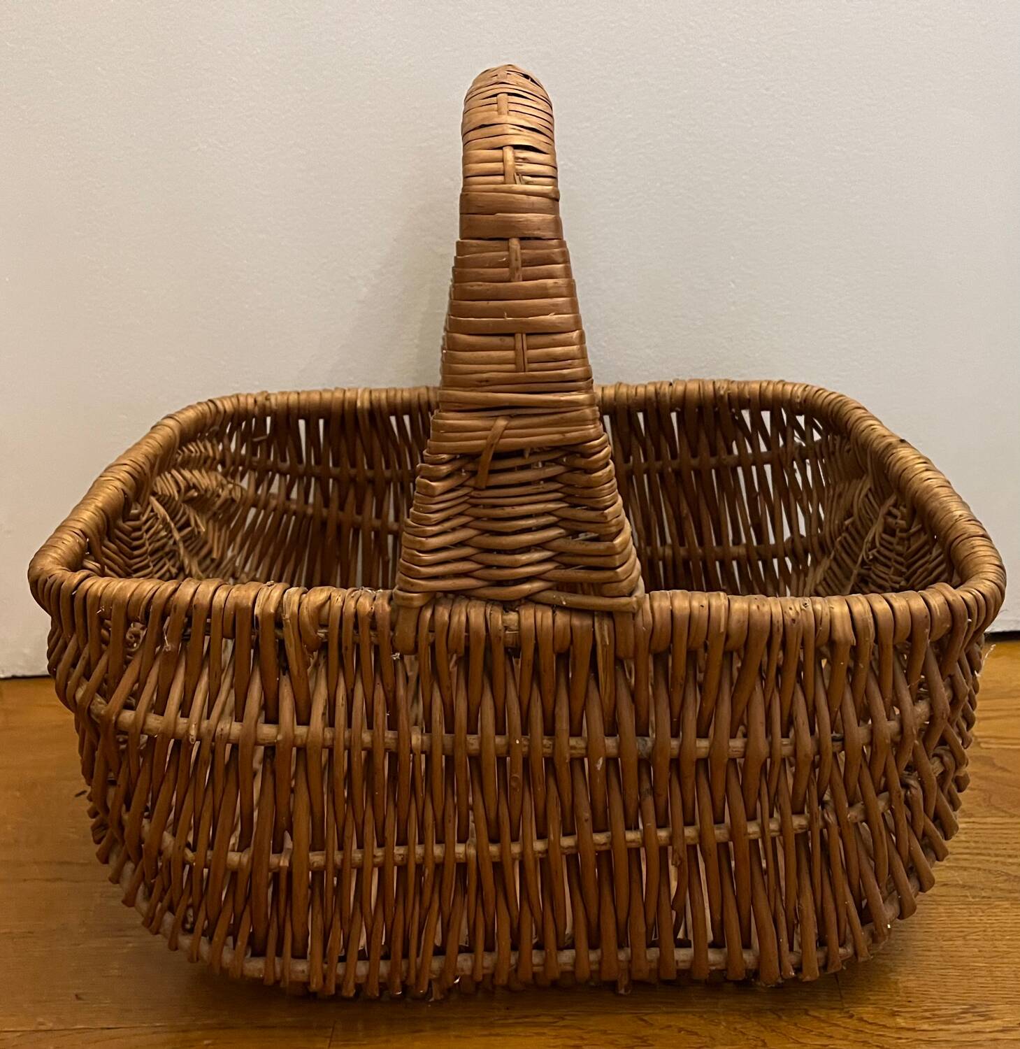 Vintage wicker basket