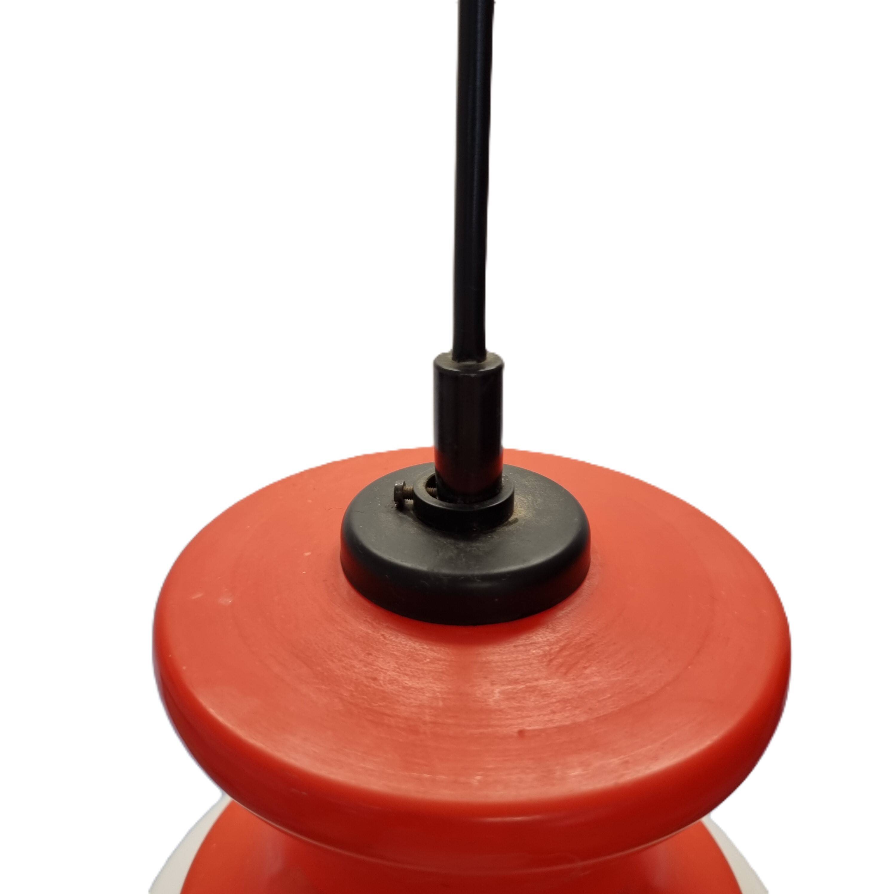 Design Glass Pendant Lamp Space Age, from the 70s