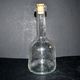 Vintage glass bubble carafe bottle from Biot H24cm