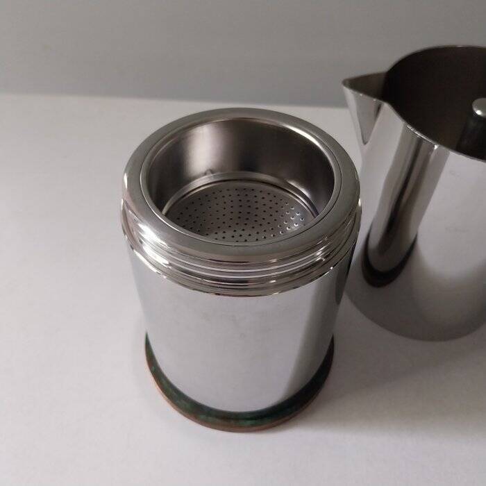 Aldo Rossi Italian coffee maker - La Conica 6-cup espresso