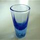 Suite of 8 blue glasses Myosotis