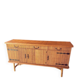 Vintage rattan sideboard